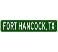 Fort Hancock, Texas Metal Wall Decor City Limit Sign
