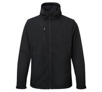 Fort Hooded Softshell Jacket Fleece Lined Windproof Breathable Water Resistant