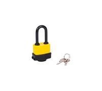 Fort Knox 40mm Long Shackle Weather Resistant Padlock - Waterproof Heavy Duty - long shackle waterproof heavy duty steel padlock 40mm exterior gate
