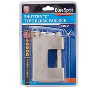 Fort Knox 77034 96 mm Shutter "C" Type Block Padlock - Silver