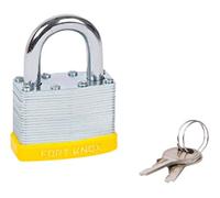 Fort Knox Blue Spot 77016 50 mm Laminated Padlock, Silver