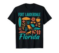 Fort Lauderdale Beach Florida Beach Vacation Coastal Life T-Shirt