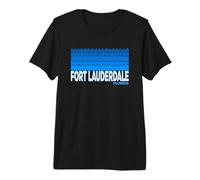 Fort Lauderdale FL - Fort Lauderdale Florida Aquatic Premium T-Shirt