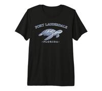 Fort Lauderdale Florida Sea Turtle Design Florida Diving Premium T-Shirt