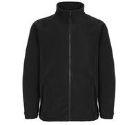 Fort Mens 205 Melrose Fleece Jacket, Black, S UK