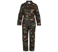 Fort Mens 333 Tearaway Junior Coverall Boilersuit, Camo, 7-8 Years UK