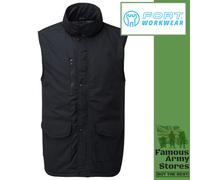 Fort Mens Bodywarmer with Hardwearing Outer Quilted Warm Multi Pockets Jacket