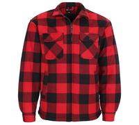 FORT Men's Portman Shacket Jackets, Red, M