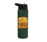 Fort Myers Beach Stainless Steel Insulated Water Bottle