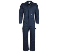 Fort Men's 377 Quilted Boilersuit Coverall, Navy, Large