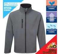 Fort Soft Shell Fleece Lined Waterproof Windproof Jacket Mens Outdoor Work
