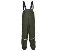 Fort - Splashflex Bib 'N' Brace Waterproof Kids Overalls - Green - 9-10 Years - Adjustable Braces - Windproof - Waterproof Suits for Children