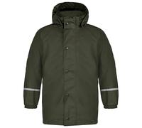 Fort - Splashflex Green Waterproof Jacket for Kids 3-4 Years - Stylish Raincoat - Windproof - for Boys & Girls