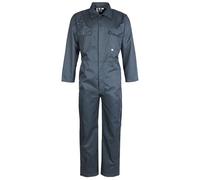 Fort Stud Front Coveralls - Green - 44" - 240gsm - Durable Men's Work Overalls