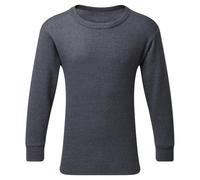 Fort - Thermal Long Sleeve Vest - Size XL, Denim Colour - Soft, Breathable & Insulating Winter Base Layer - with Brushed Fabric for Extra Warmth & Comfort - Mens Thermals for Work & Outdoor Use