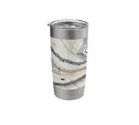 Fort Ticonderoga Old Map (1758) Stainless Steel Insulated Tumbler