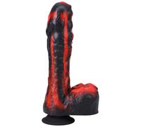 Fort Troff - Tendril Thruster - Liquid Silicone Thrusting Dildo with Cushioned Head and Turbo Engine - Remote-Controlled, Multi-Speed Vibration, Suction Cup Base and USB Rechargeable - For Adults Only
