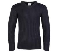 Fort Men's 120v V-Neck Combat Jumper, Navy, S