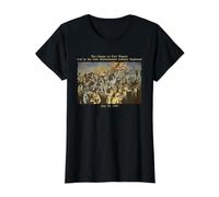 Fort Wagner 54th Massachusetts Civil War Regiment History Value Graphic T-Shirt, Women, Black, S