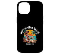 Fort Walton Beach Florida Fun Skeleton in the Hot Sun Design Case for iPhone 14