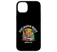 Fort Walton Beach Florida Fun Skeleton in the Hot Sun Design Case for iPhone 14 Plus
