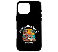 Fort Walton Beach Florida Fun Skeleton in the Hot Sun Design Case for iPhone 16 Pro Max
