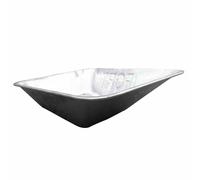 FORT Wheelbarrow Tray Galvanized Drilled Wheelbarrow Accessories Garden 85Ltr