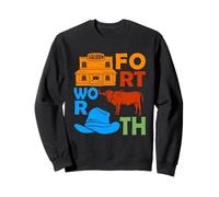 Fort Worth Texas Souvenir Men Cowboy Forth Worth Sweatshirt