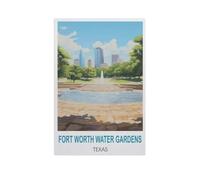 Fort Worth Water Gardens Texas，Paper Jigsaw Puzzle 1000 Pieces Adult Toys Decompression Game（50x70cm）-GG96