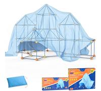 Fort XL Building Kit with 122 Components - Includes Storage Bag & Tasks E-Book - Construction Toy for Children - Creative Building Kit - DIY Cave Building - Montessori Educational Toy