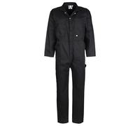 Fort Zip Front Coverall Black - 40"
