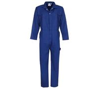 Fort Men's 366 Zip Front Coverall, Royal Blue, Handy Pockets, 50 in