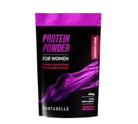 Fortabelle Protein Powder for Women, Collagen-Based Blend for Strength and Beauty with Creatine, Calcium, Magnesium and Biotin | 18g Protein Per Scoop, 400g Pouch (20 Scoops), Soy-Free & Sugar-Free