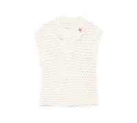 Forte Forte bead-appliqué crochet top - Neutrals I-II