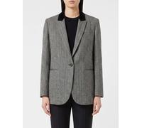 FORTE FORTE Short Single-Breasted Chevron Viscose Blazer - Size: 2 - female