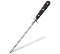Forte Range Long Sharpening Steel - Taylors Eye Witness 25cm/10” in Length, Super Hard Stainless Steel Butchers Rod. Keep Commercial Or Home Kitchen Knives in Razor Sharp Condition.