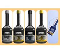 Forte Ultimate 4 Pack - DPF Cleaner + Specialist Injector Cleaner - Turbo Cleaner and Diesel Treatment - Pefrect Complete Additives Pack for Diesel Engines With Free Air Freshner