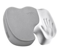 FORTEM Office Chair Cushion - Memory Foam Seat Cushion for Car | Ergonomic Design | Washable Cover | Non Slip | Grey
