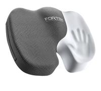 FORTEM Office Chair Cushion - Memory Foam Seat Cushion for Car | Ergonomic Design | Washable Cover | Non Slip | Dark Grey
