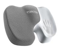 FORTEM Office Chair Cushion - Memory Foam Seat Cushion for Car | Ergonomic Design | Washable Cover | Non Slip | Grey