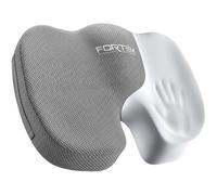 FORTEM Office Chair Cushion - Memory Foam Seat Cushion for Car | Ergonomic Design | Washable Cover | Non Slip | Grey