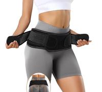 FORTEMOTUS Sacroiliac SI Joint Hip Belt, Fully Adjustable Lower Back Support Relief from Si Joint, Sciatica, Pelvis, Back Pain, Hip Braces for Sacral Nerve, Hip Braces for Women and Men