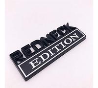Forten Kingdom 1PC Black and White Word Redneck Edition 3D Letter Metal Emblem Badge Sticker Decal for GMC Chevy Car Truck