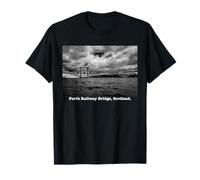 Forth Railway Bridge Scotland Photography Landscape T-Shirt