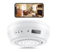 FORTHAUS. Hidden Camera Smoke Detector, Wireless WiFi, Nanny Cameras with Cell Phone App, 180 Days of Power, Night Vision, Motion Detection, Side Lens for