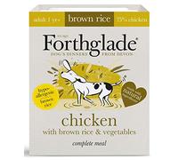 Forthglade 100% Natural Dog Food Complete Wet Dog Food Chicken, Rice & Vegetables 395g (18 Pack)