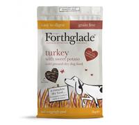 Forthglade Dry Dog Food, Cold Pressed, (2kg Resealable Bag), Turkey with Vegetables, Hypoallergenic Dog Food, Grain Free Complete Meal, Natural Senior, Adult and Puppy Dry Dog Food