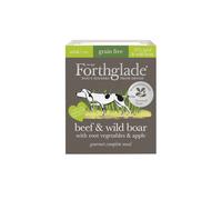 Forthglade Adult Dog Grain Free Gourmet Complete Beef & Wild Boar 395g 7pk 0.395 kg