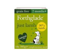 Forthglade Adult Dog Grain Free Just 90% Lamb 395g 18pk 0.395 kg