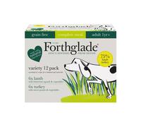 Forthglade Adult Dog Grain Free Variety Lamb&Turkey&Veg 395g 12pk
